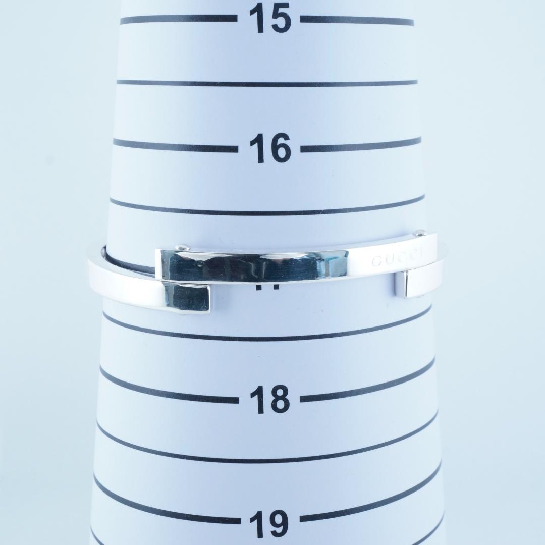 新品仕上 グッチ プレート ブレスレット バングル 925