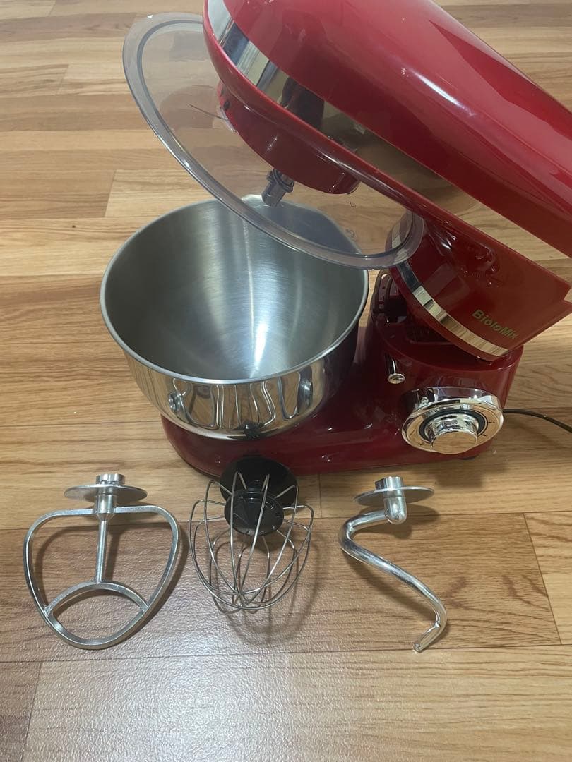 BioloMix スタンドミキサー BM1KW/BM1678 レッド
