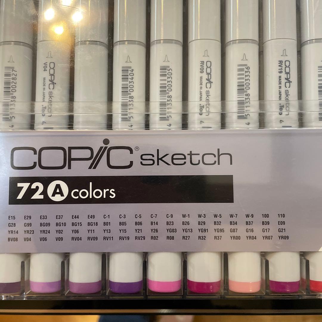 コピックスケッチAセットBセット144色➕19本