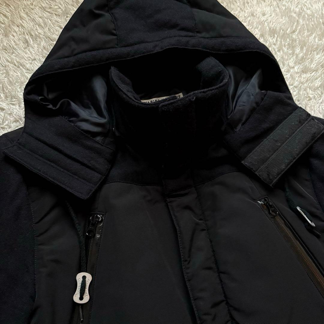 ★希少 Lサイズ★ キャサリン ハムネット 中綿 ジャケット フード 止水ジップ