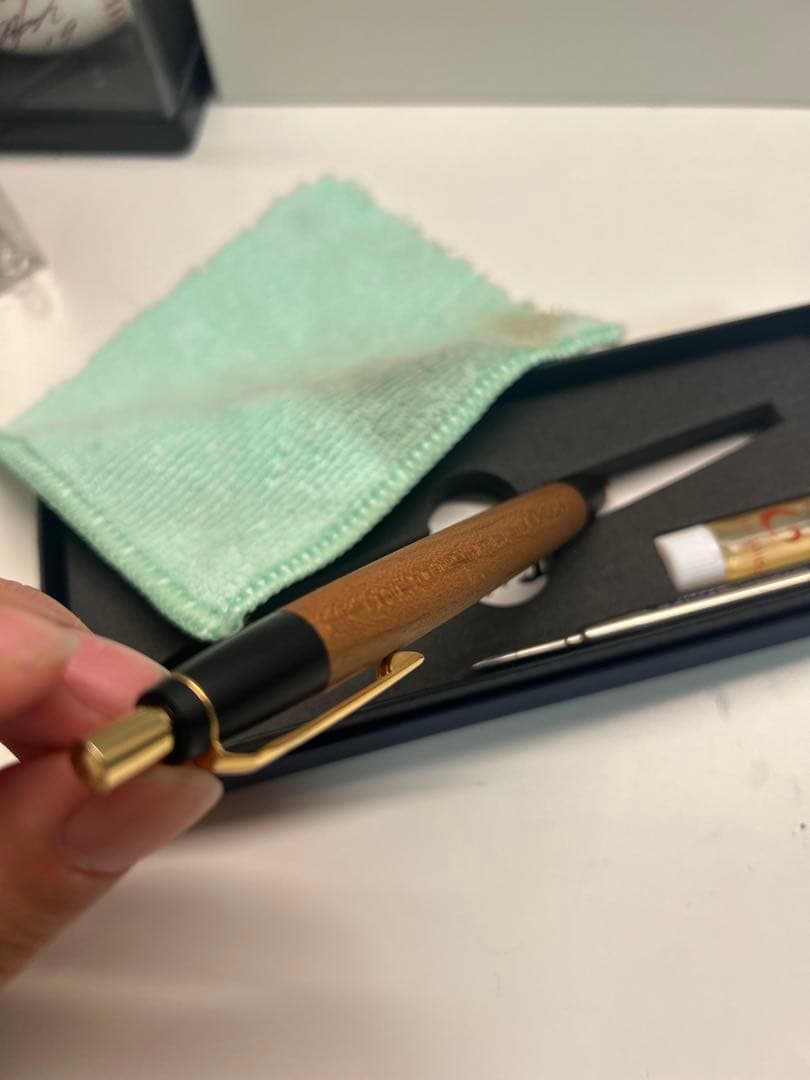 【最終値引き】新型　野原工芸　山桜　ボールペン 旧型似シャーペン機構付き