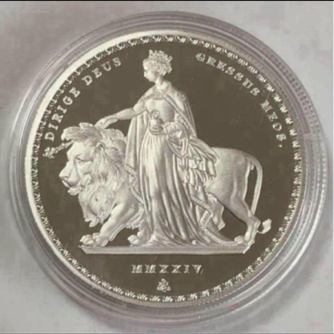 ★ゆーたん★【純銀】2024年　セントヘレナ　ウナとライオン　銀貨　1oz