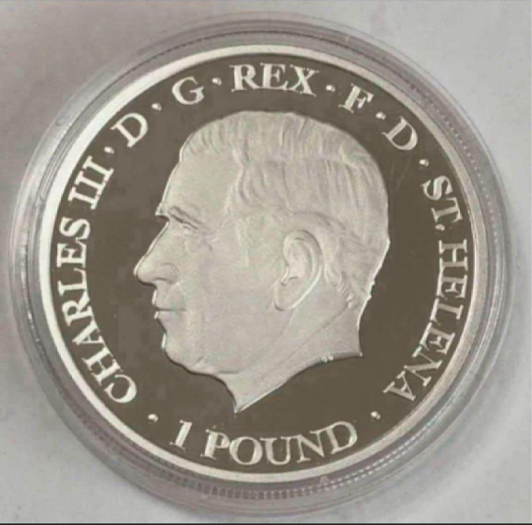 ★ゆーたん★【純銀】2024年　セントヘレナ　ウナとライオン　銀貨　1oz