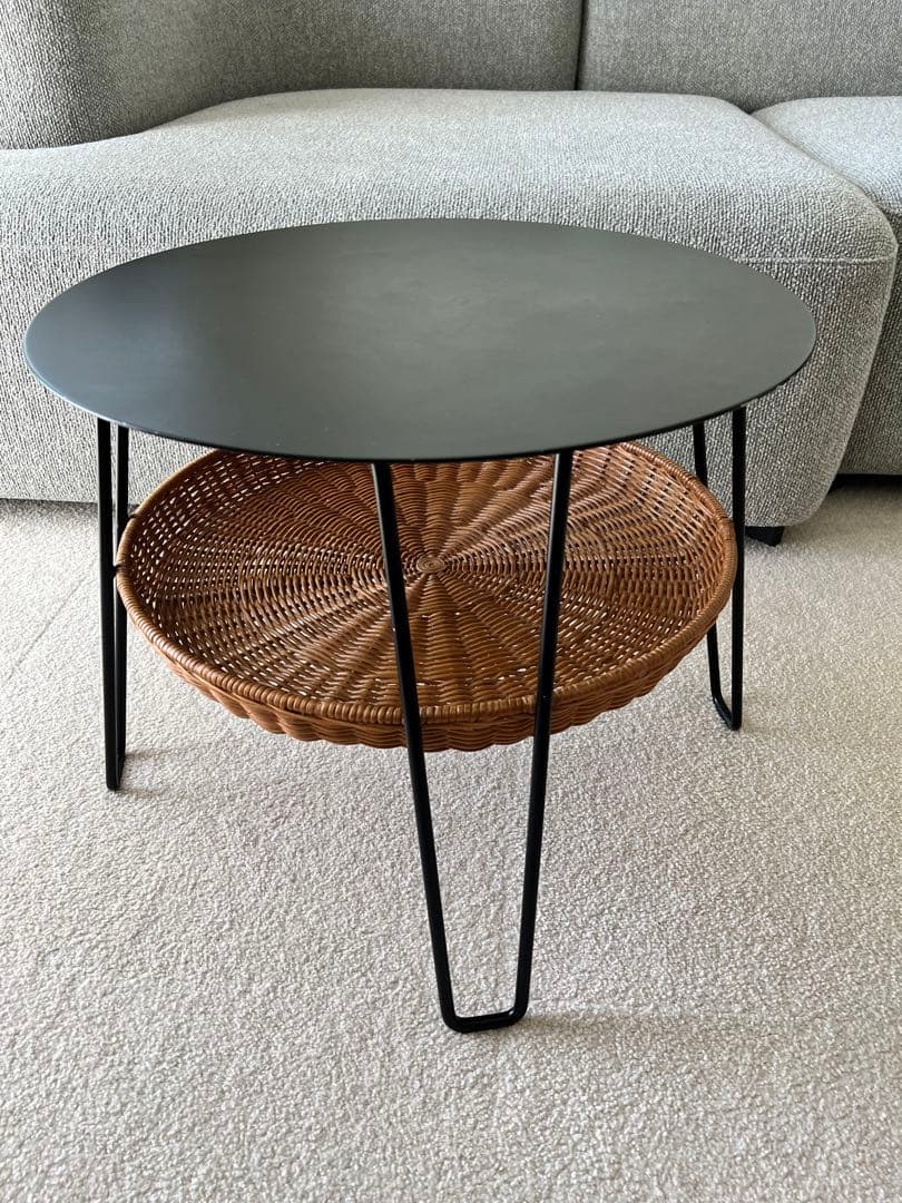 テーブル・机 IDEE/WALLABY LOW TABLE ROUND Black