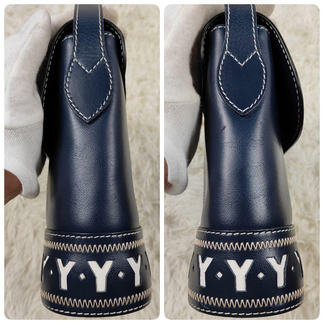 本日限定価格　イブサンローラン Yカット 型抜き ショルダーバッグ 肩掛け