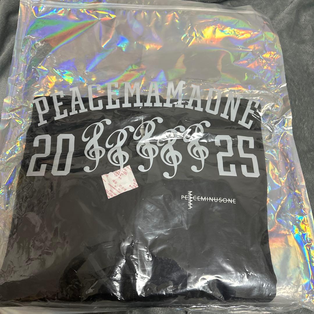 PEACEMINUSONE MAMA2025 ポップアップ パーカー M 黒