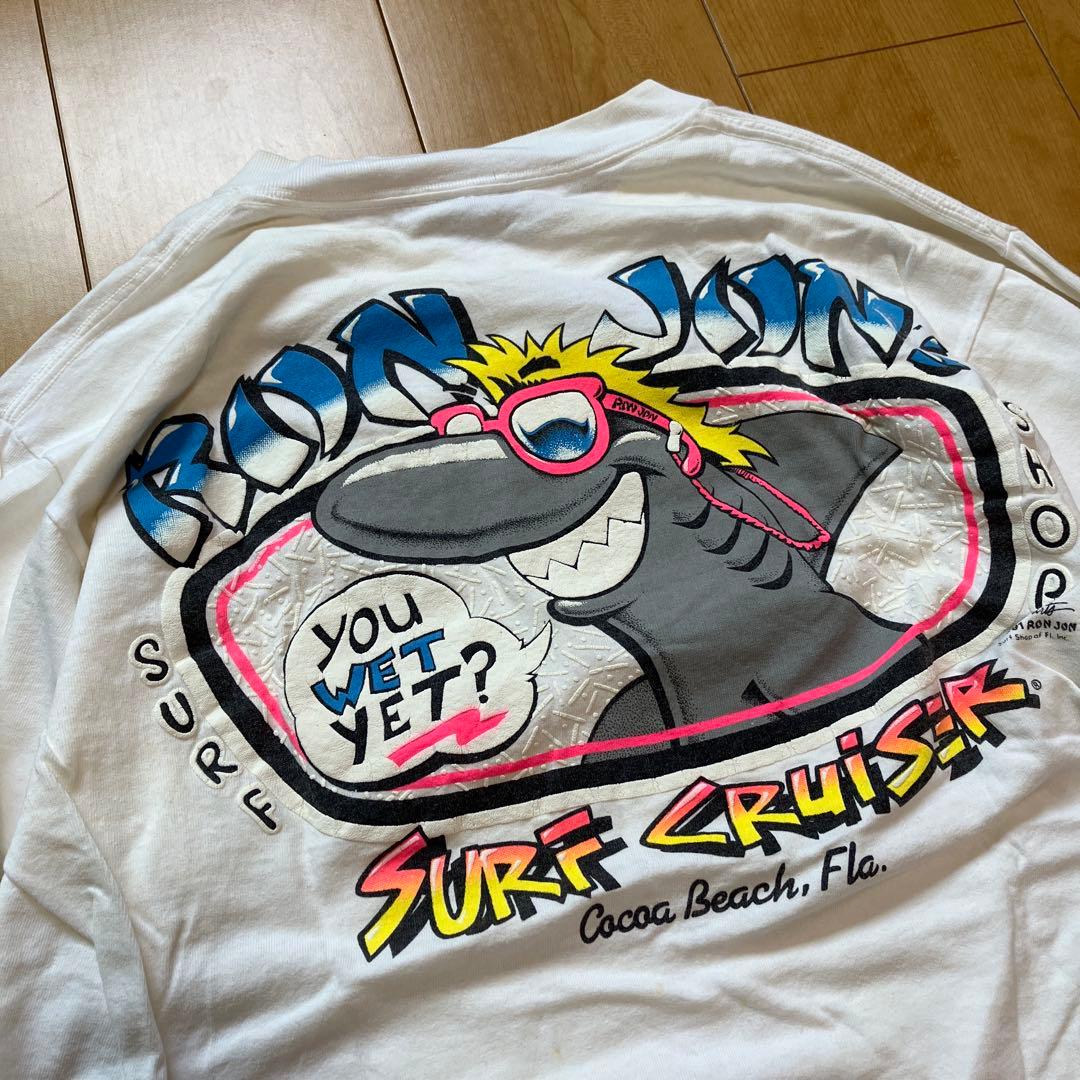 ronjon ロンT ホワイト L ONEITA USA製