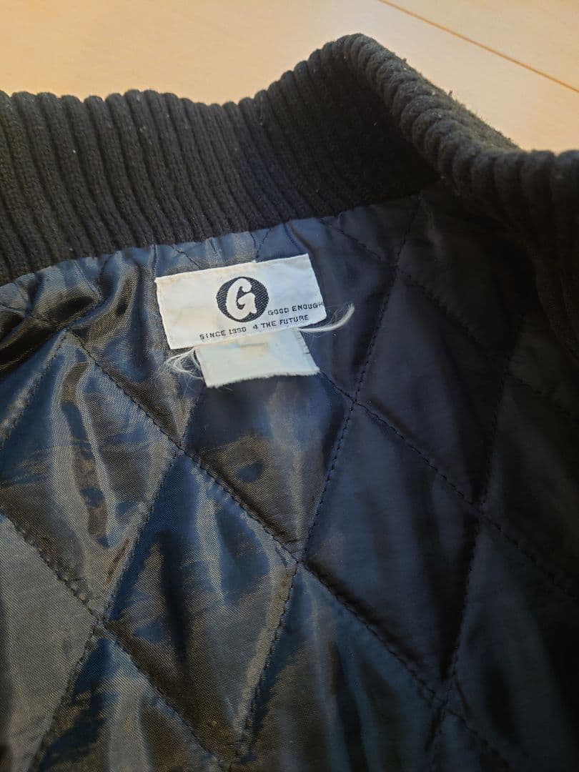 GOOD ENOUGH 90s ダービージャケット グッドイナフ 希少 ブラック