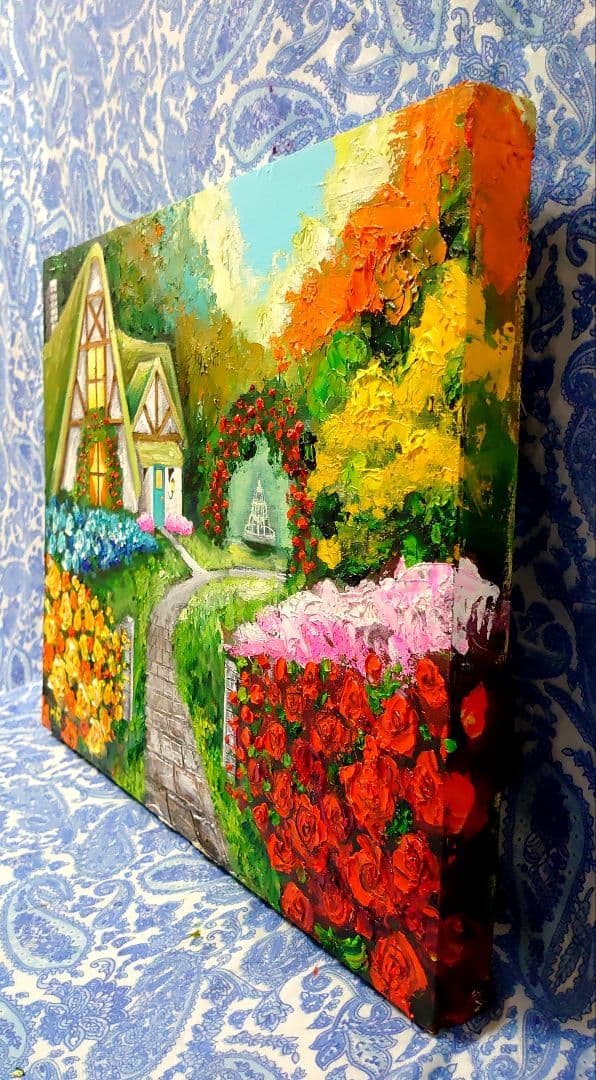 油絵 絵画 【メルヘンの国】