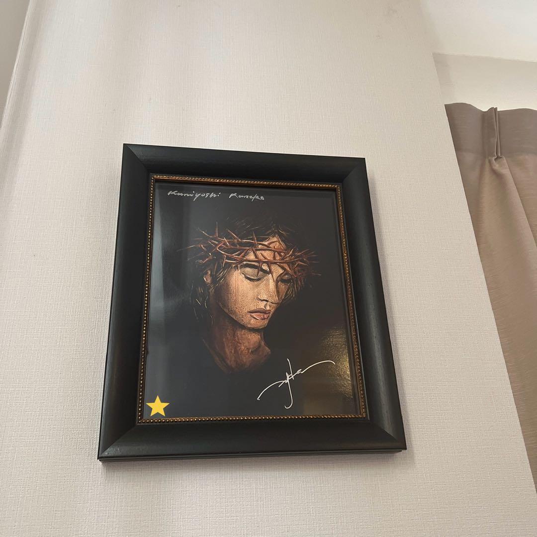 金子國義　HYDE 絵画　FAITH 直筆サイン入り　ラルク　ジグレ　限定666