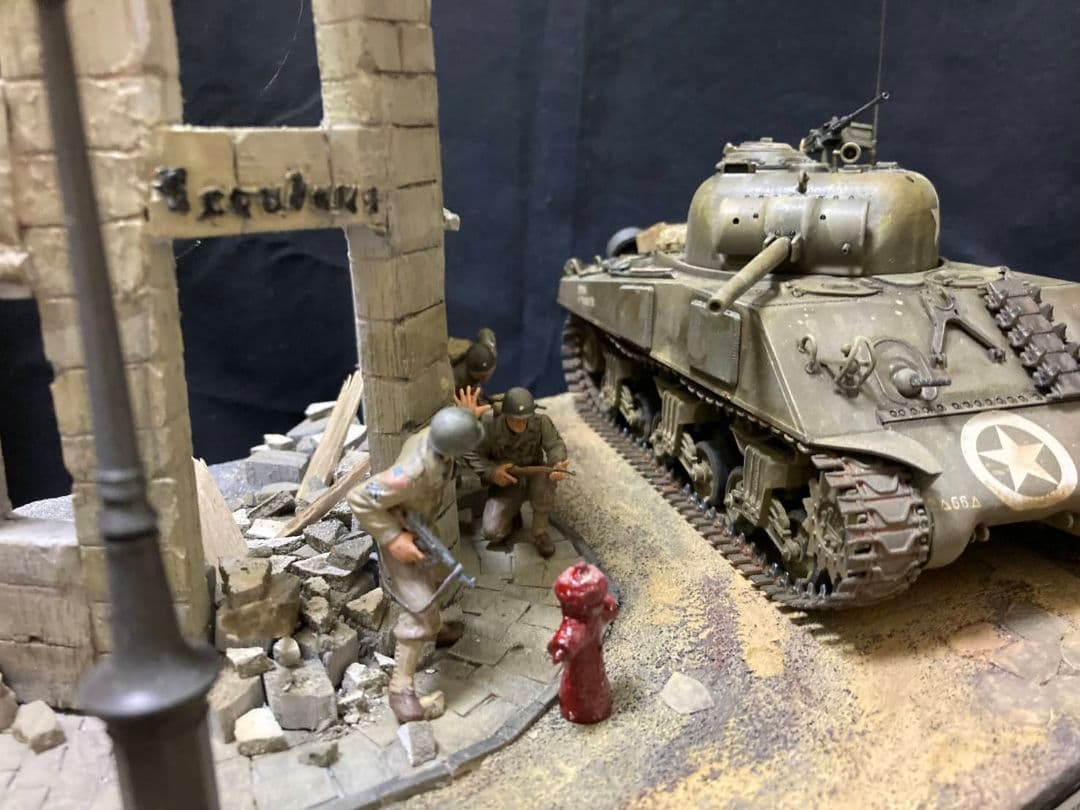 M4A3 シャーマン　ミリタリー　ジオラマ
