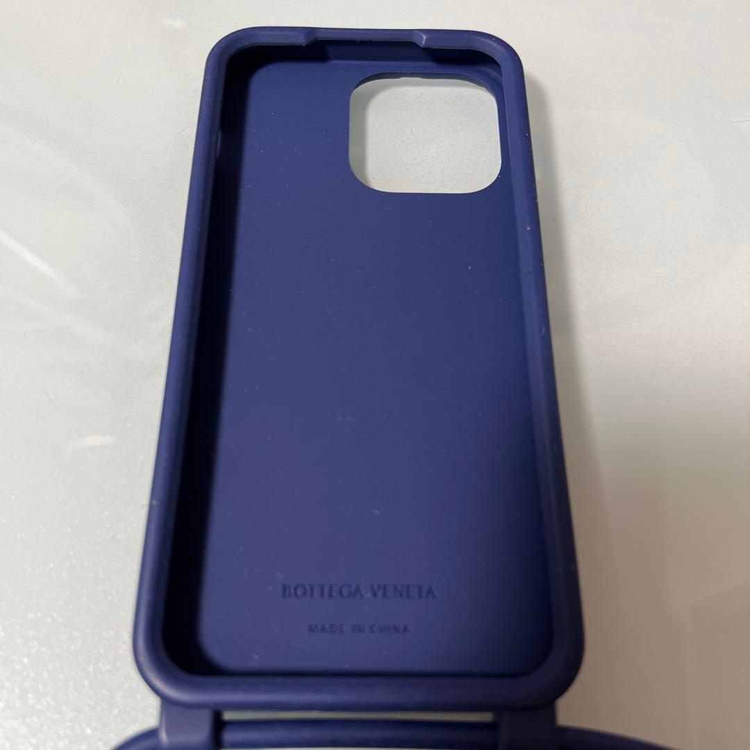 iPhone13 Promax ボッテガべネタ 携帯カバー (ブルー系)