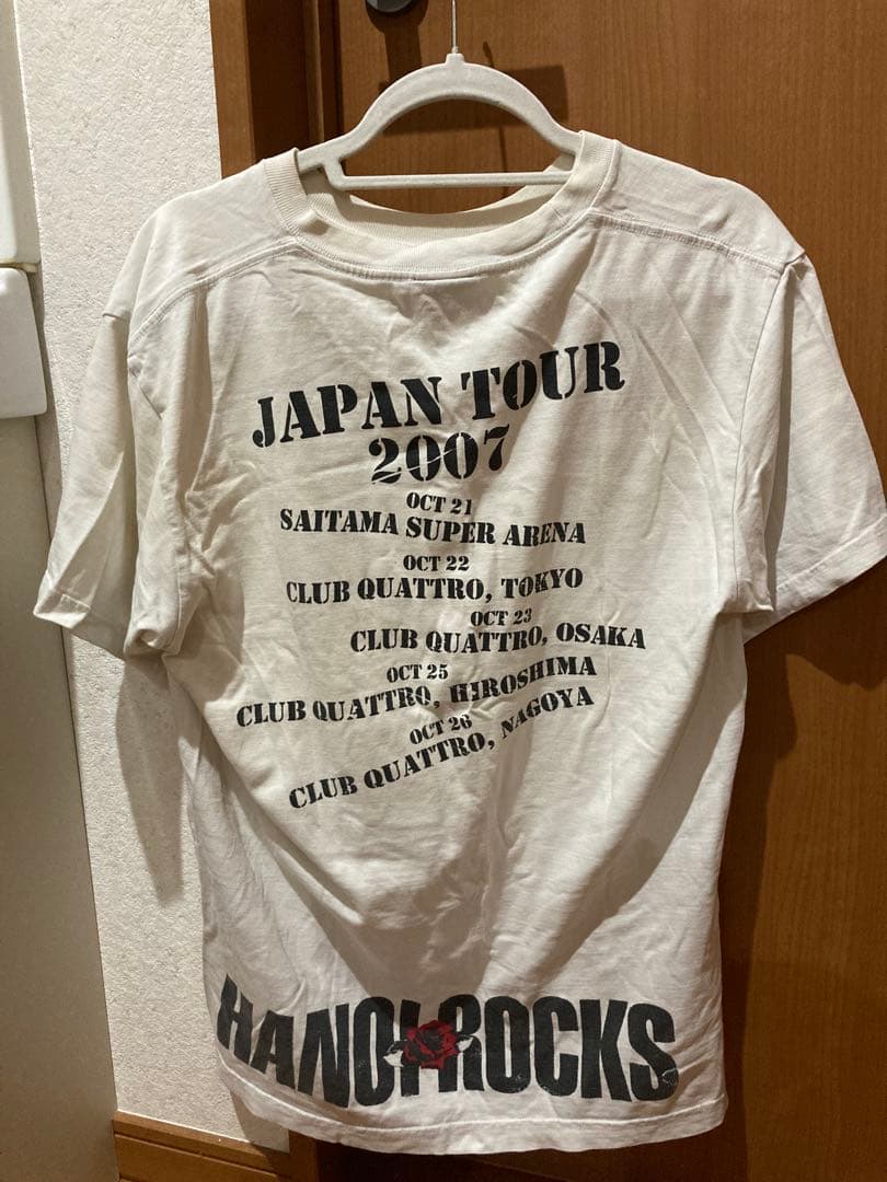 HANOI ROCKS JAPAN TOUR 2007 Tシャツ Lサイズ