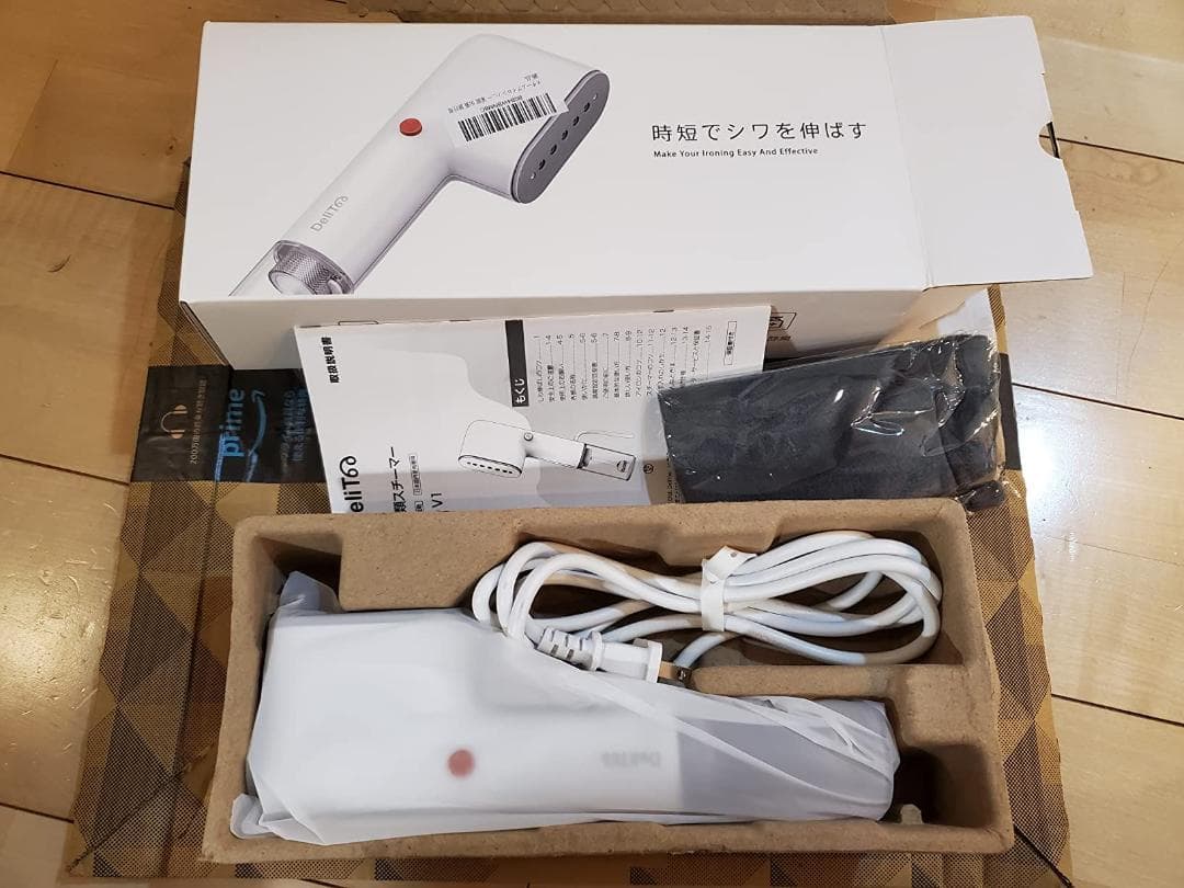 衣類スチーマー スチームアイロン ハンガーにかけたまま使える