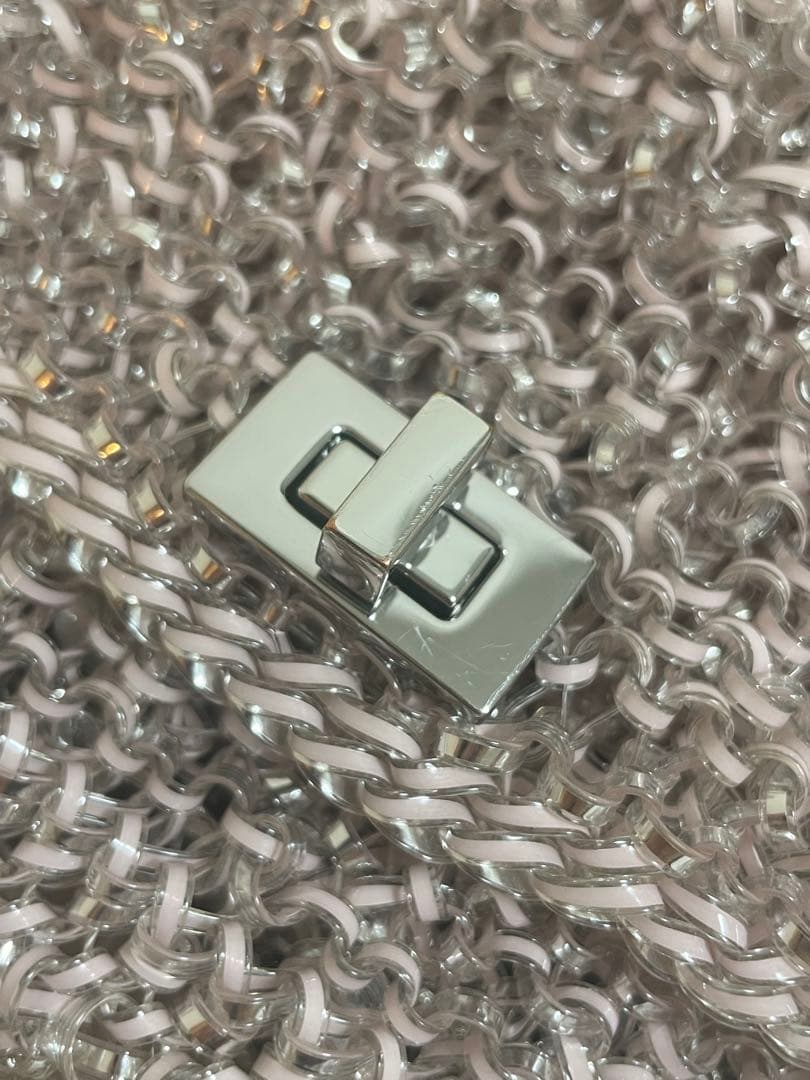 【美品】アンテプリマ　ワイヤーバック　ルケット　ピンクシルバー