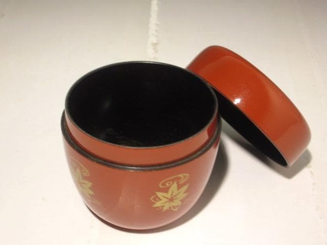 中村宗哲　雲錦流し　中棗　即中斎花押　s307