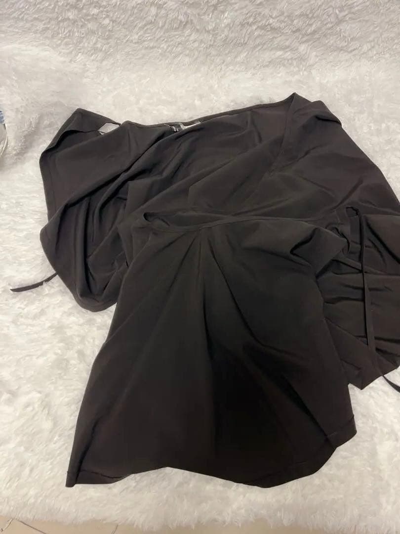 トリコ　コムデギャルソン　黒巻きスカート　レディース　フリーサイズ