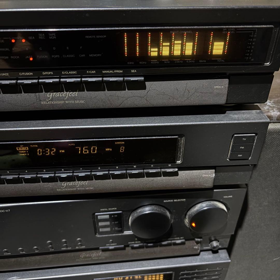 Victor ビクター DC-V7 コンポ 昭和レトロ