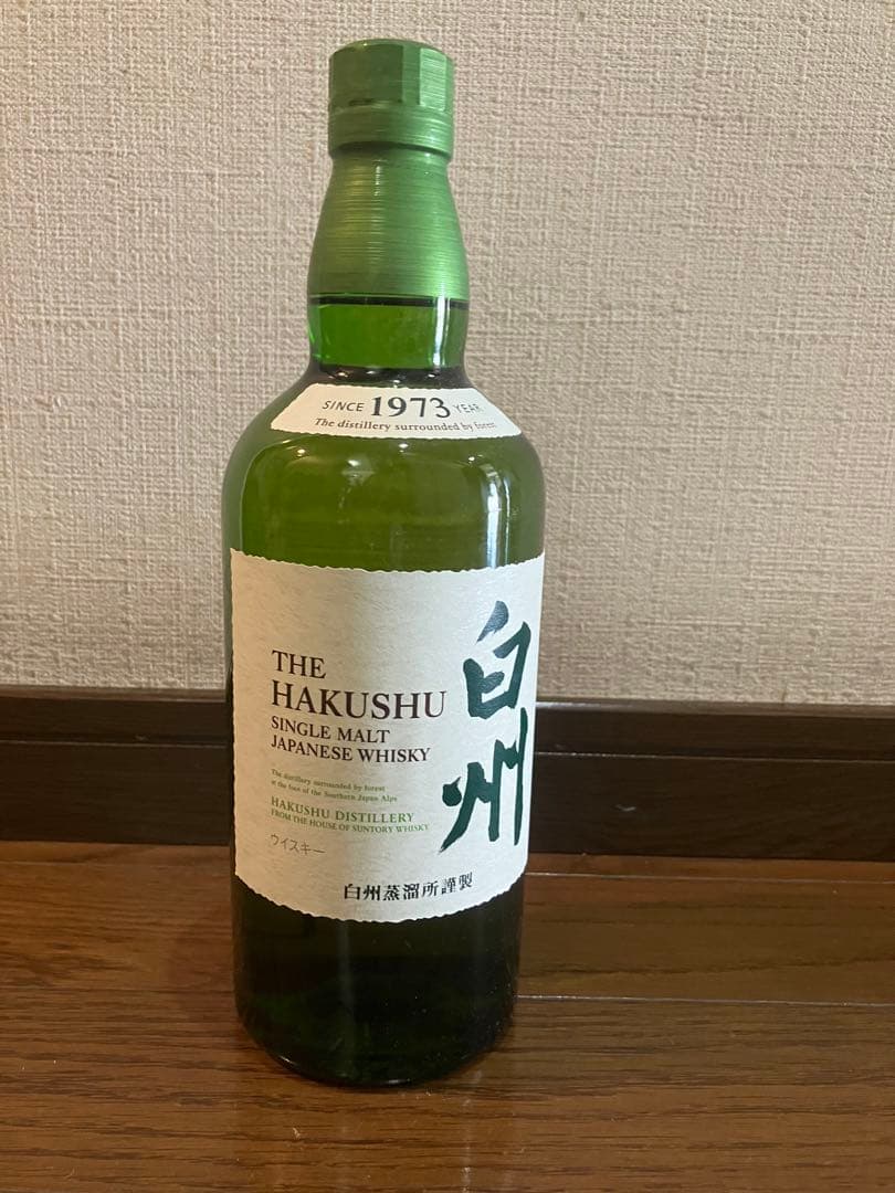 サントリー シングルモルト ウイスキー白州　700ml　箱無し