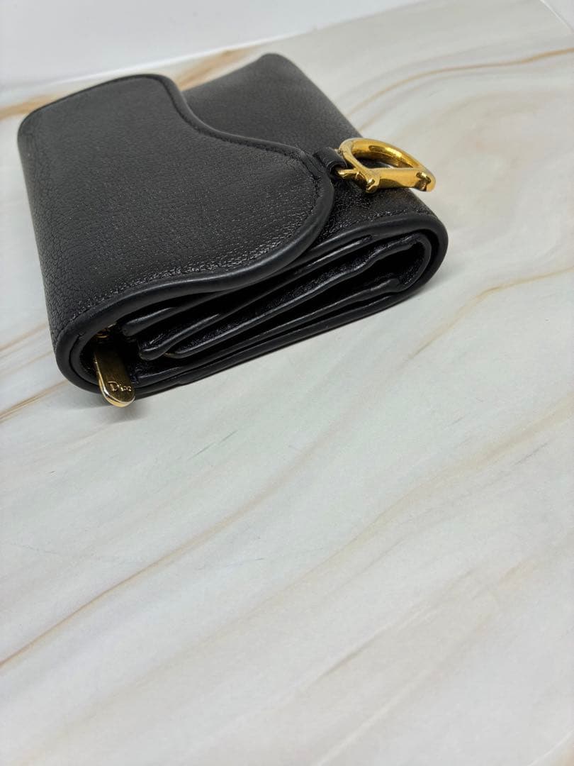 輪*〜様 Dior ディオール サドル ロータスウォレット 3つ折り財布