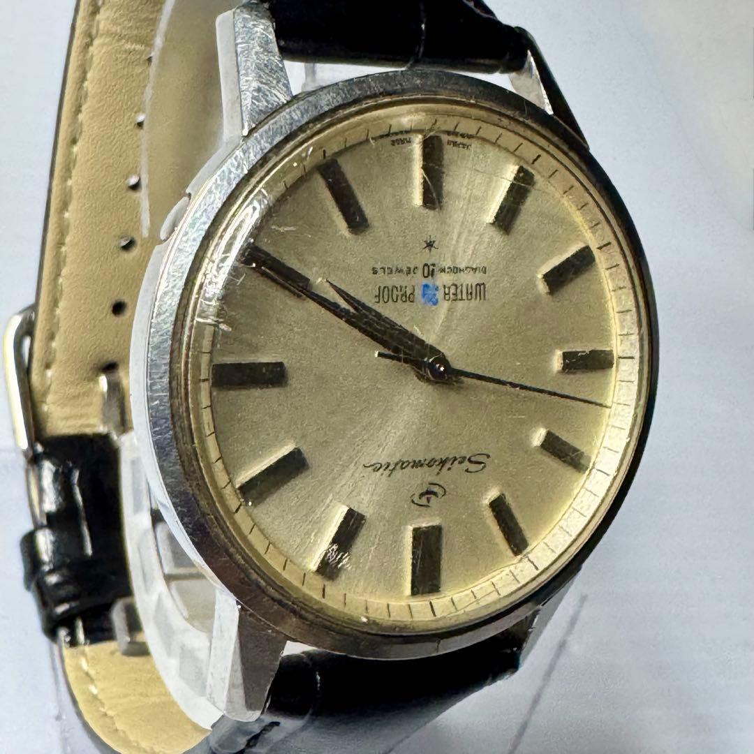 SEIKO メンズ 自動巻き セイコーマチック 20石 J13044 シルバー