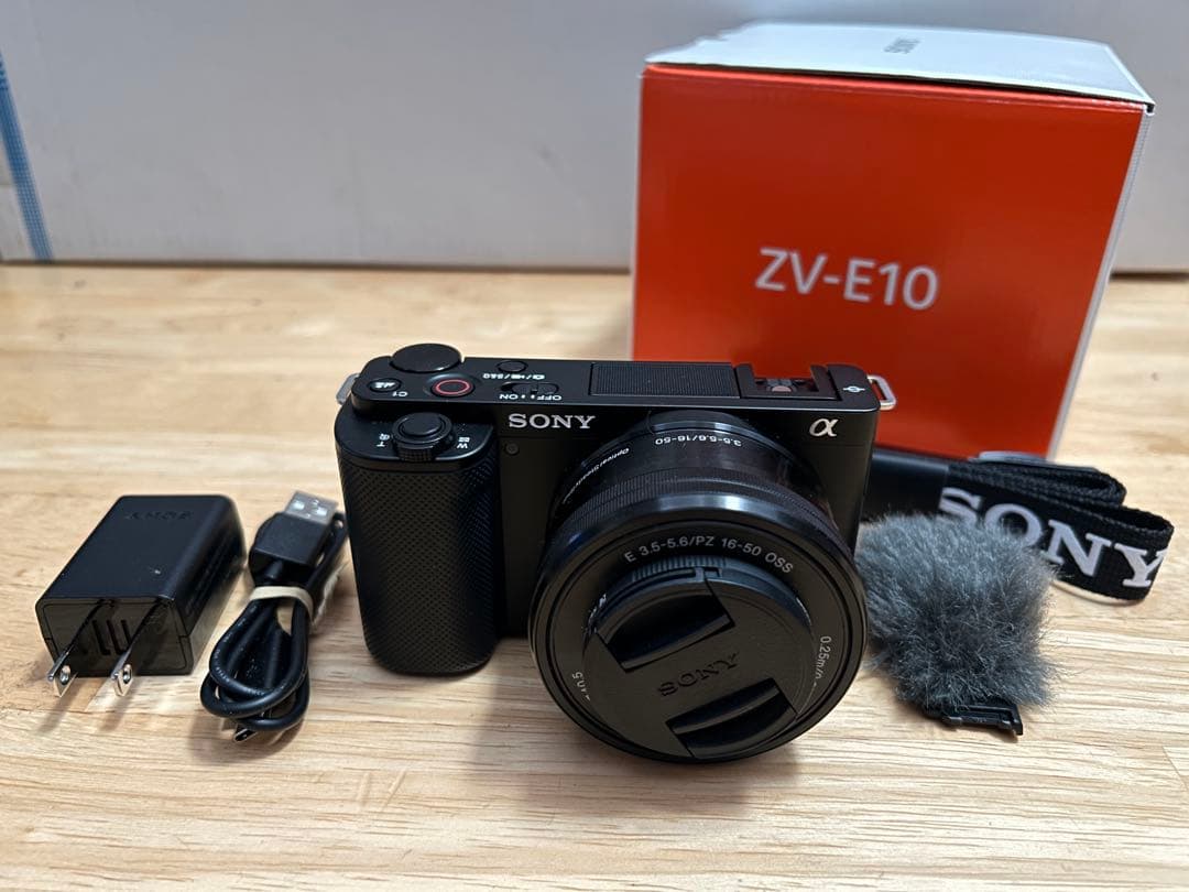 Sony ZV-E10 ミラーレスカメラ 16-50mmレンズ付き