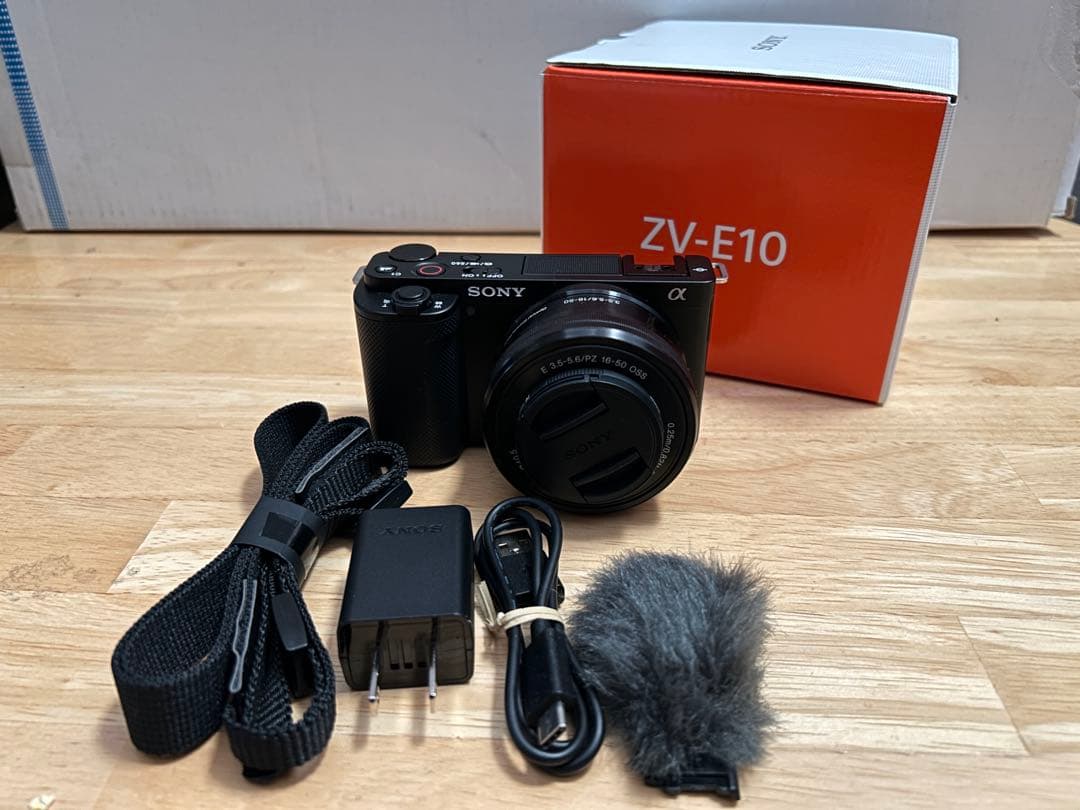 Sony ZV-E10 ミラーレスカメラ 16-50mmレンズ付き