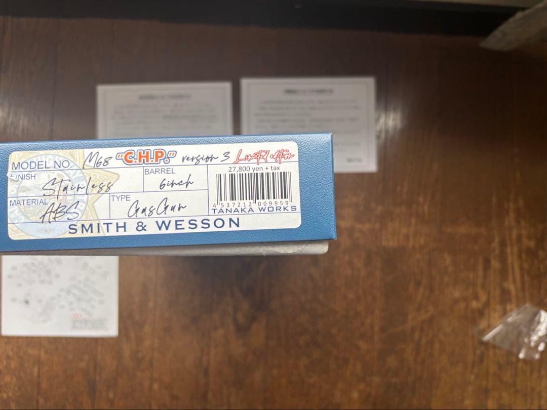 タナカワークス　M68 s&w 6インチ