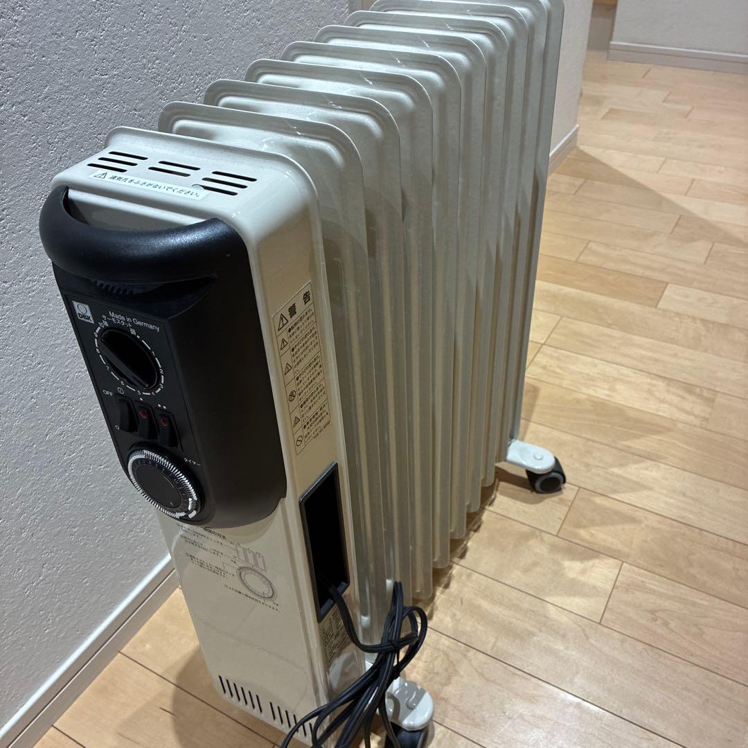 美品　DBK オイルヒーター 電気式 5段階温度設定