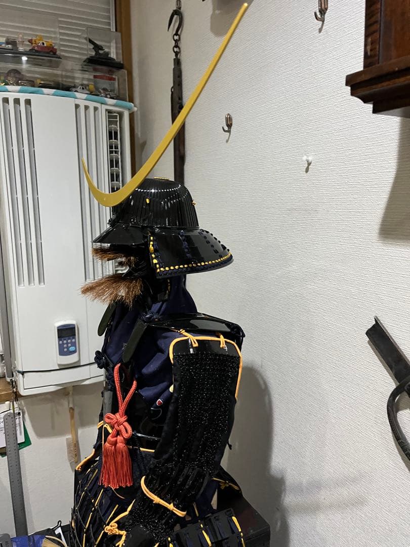 伊達政宗　黒漆五枚胴具足　1/2スケール　当時と同じ素材使用