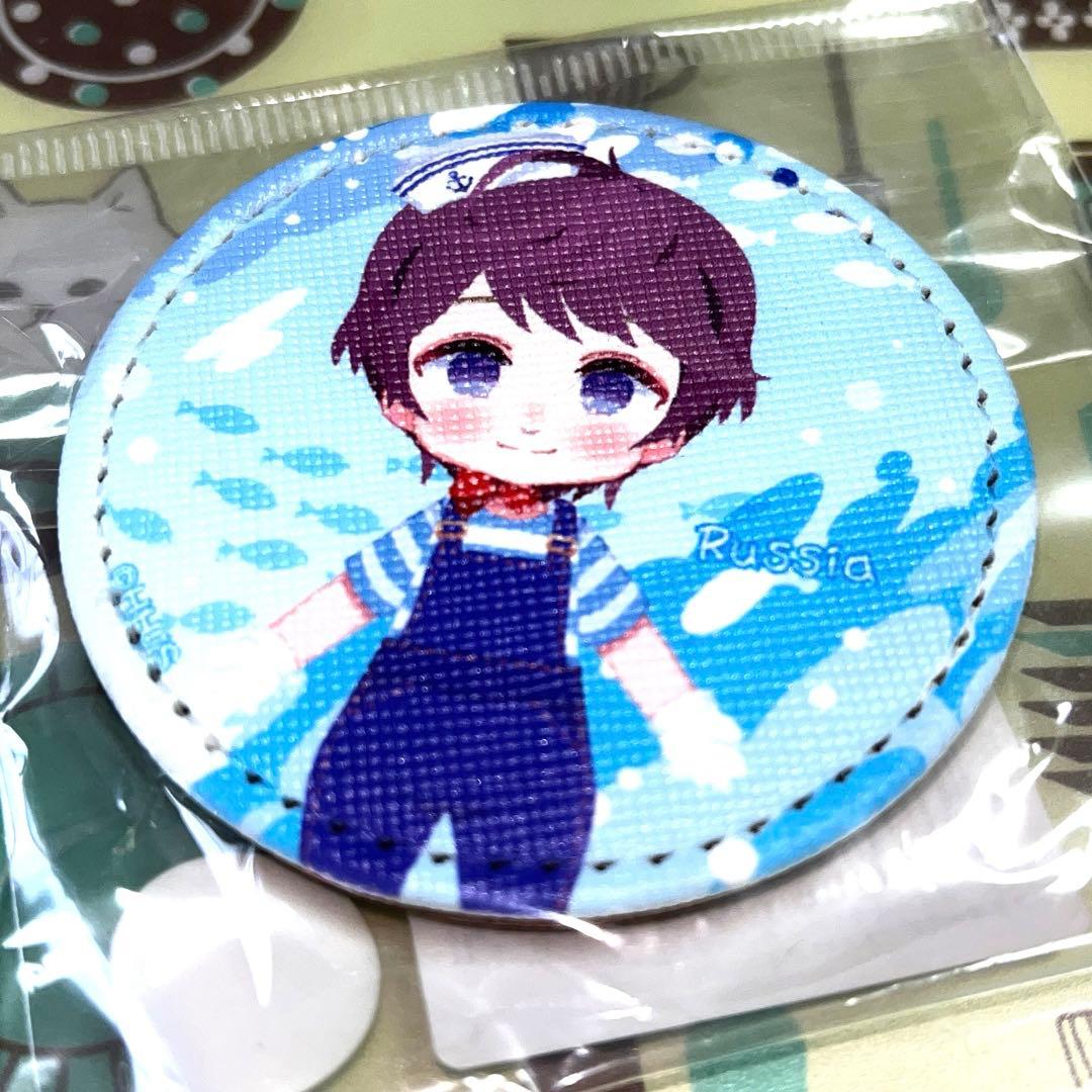 ヘタリアWorld☆Starsレザーバッジ