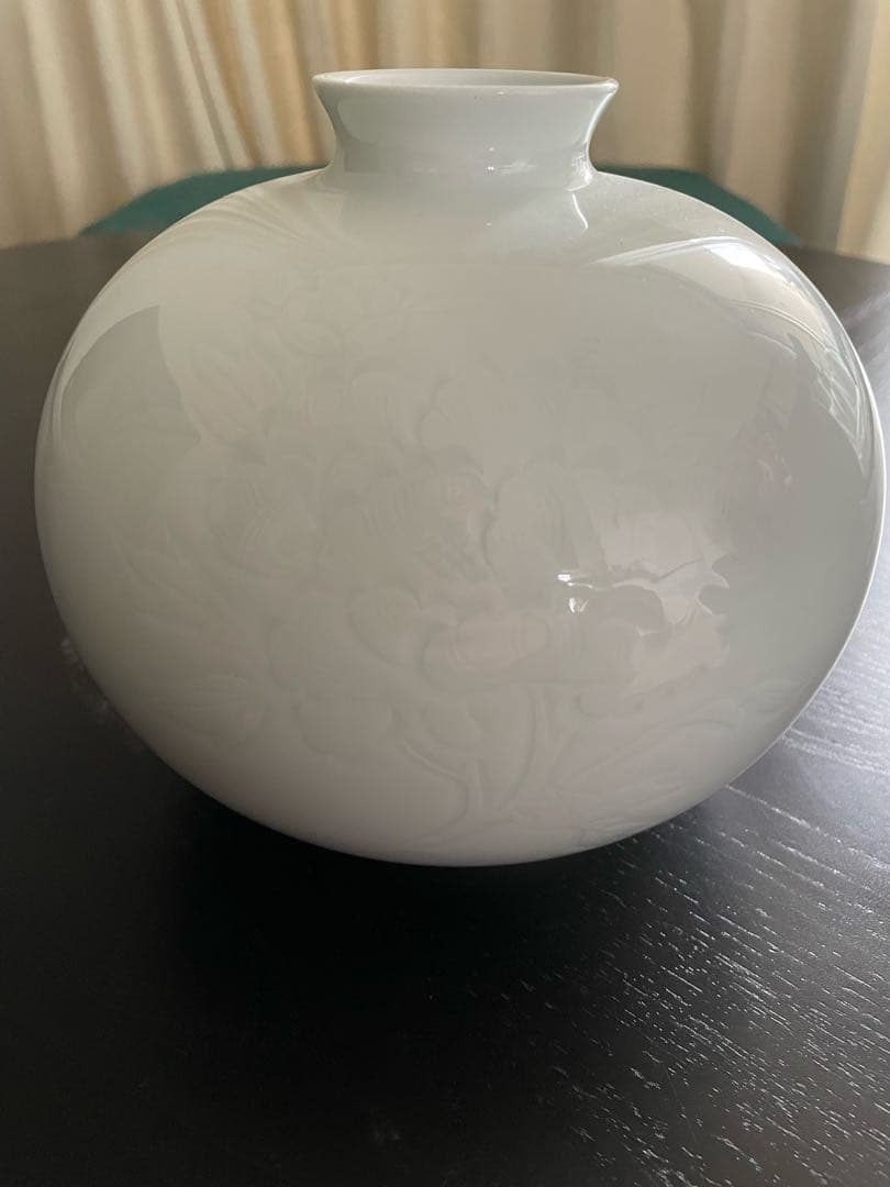 人間国宝　井上萬二　有田焼白磁　本人作