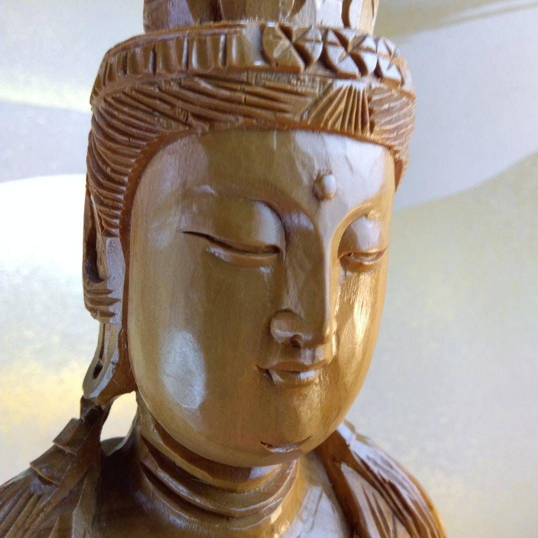 宝珠観音菩薩像　仏師63cm