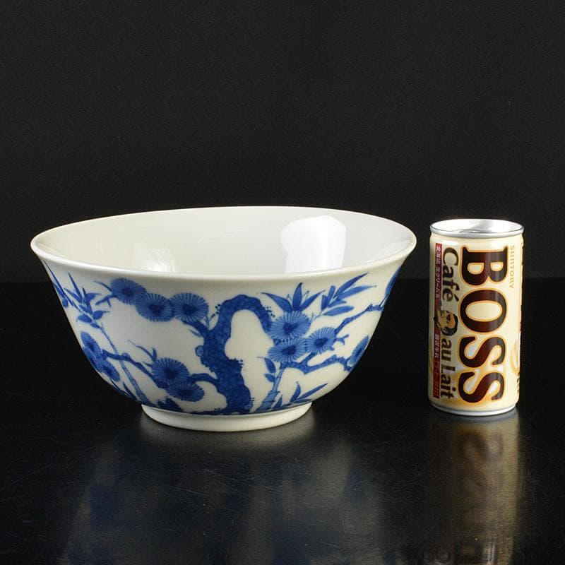 中国　青花　松竹梅文鉢　C　R7333