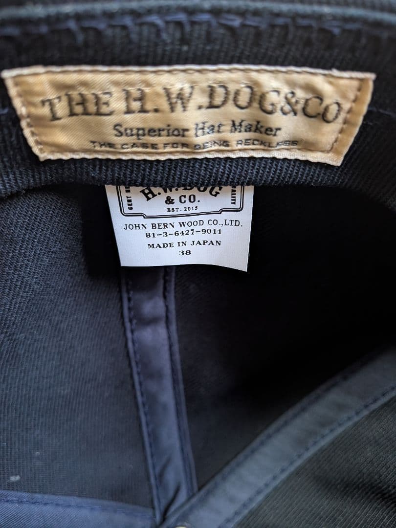 帽子 THE H.W. DOG & CO. TRUCKER CAP - Navy