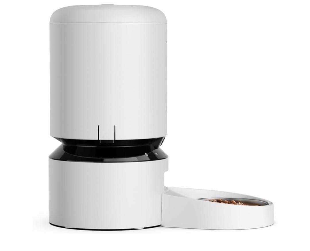 12130 PETLIBRO 自動給餌器 猫 カメラ付き 5L大容量 ホワイト