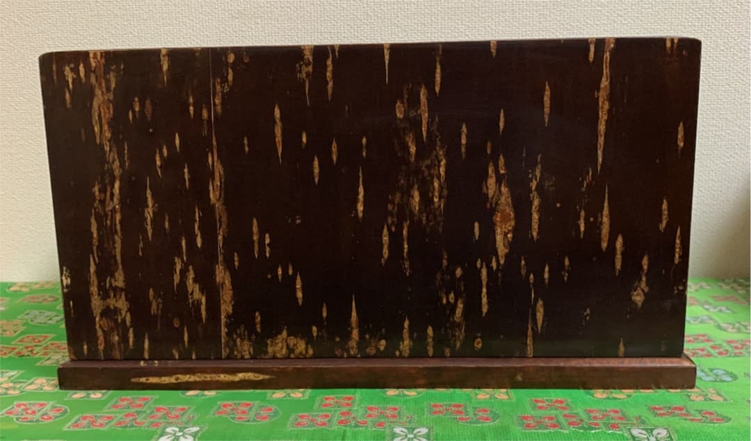 樺細工・総桐二段整理箱・1点物