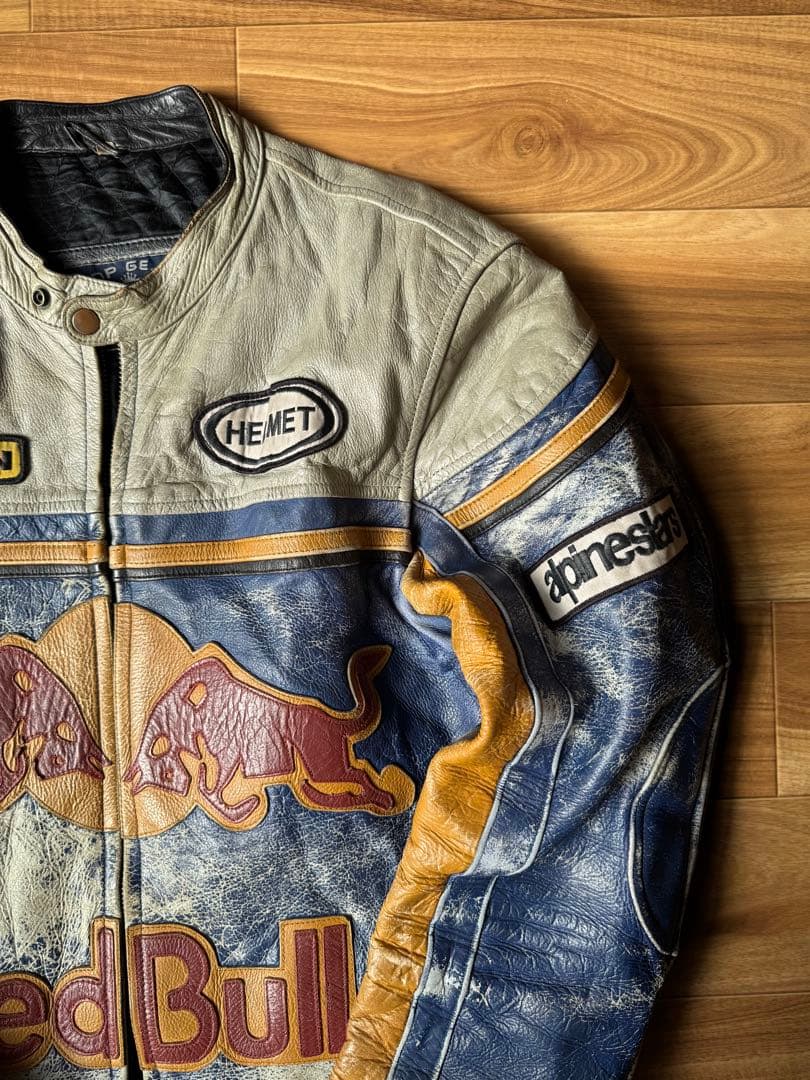 レーシングジャケットRed Bull 革ジャン