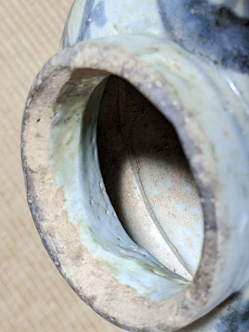 ♦中国陶磁 明時代末 漳州窯 呉須染付 壺 呉州手 置物飾り レア物古美術骨董品