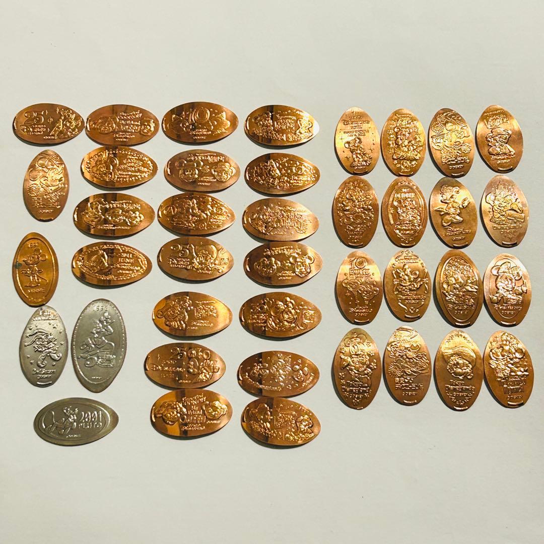 【まとめ売りセット】ディズニー スーベニアメダル(メダリーフ、エンボス)