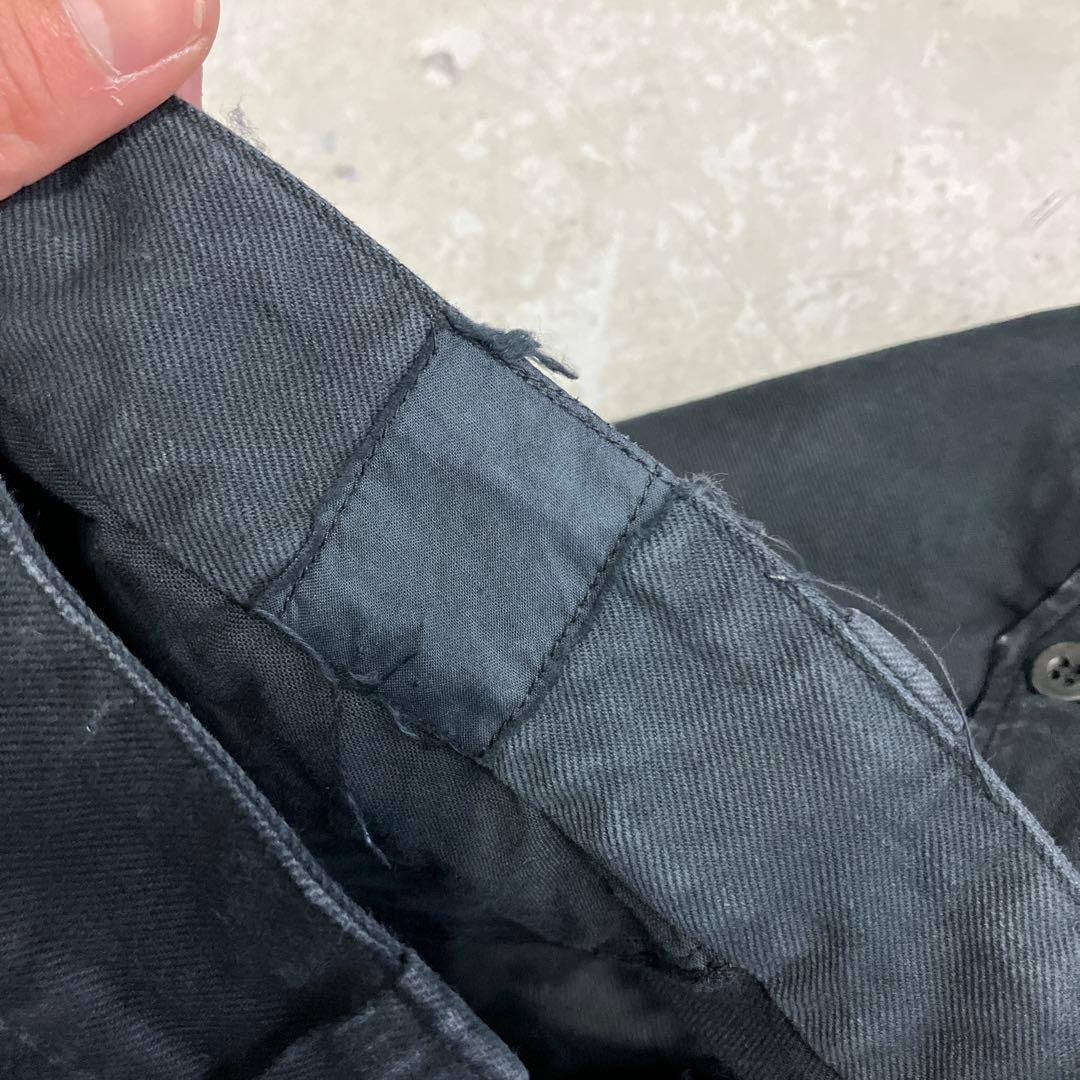 1950’s~ フランス軍　m52 黒染め　チノ　blackdye