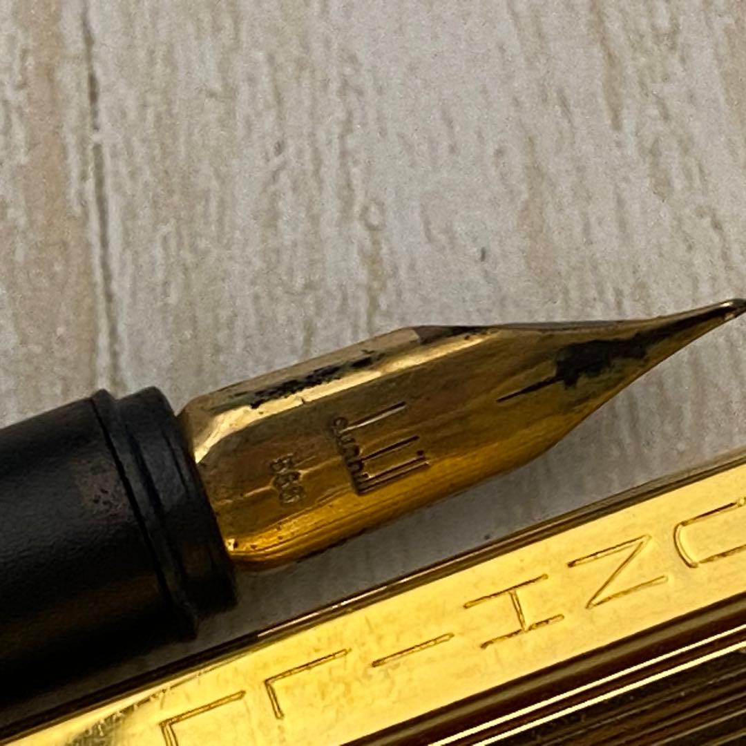 【超希少】ダンヒル　K14 585 万年筆　ゴールド　ペン先　筆記未確認