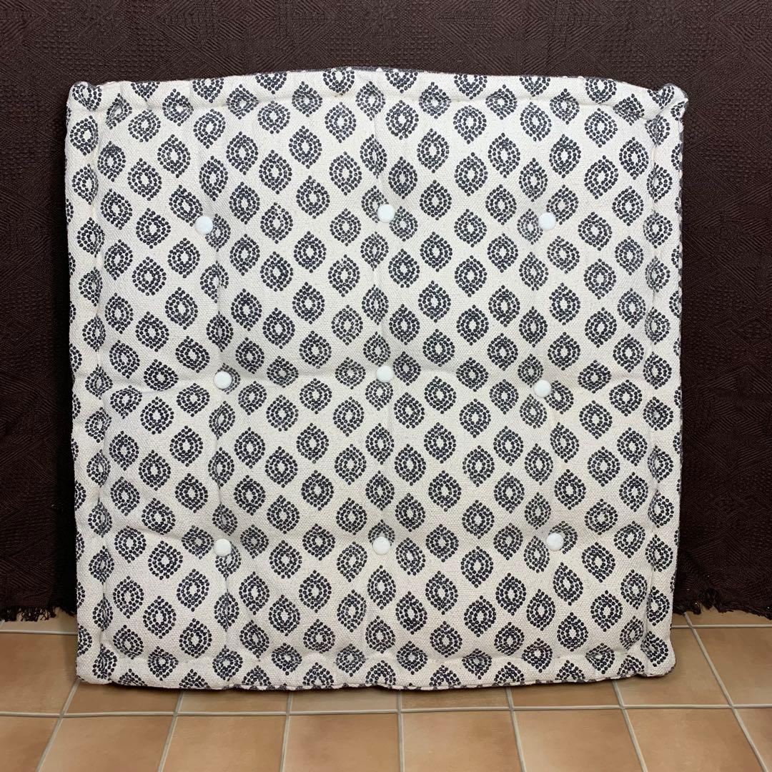 【美品】アデペシュ ブロックマルチソファ オットマン ホワイト