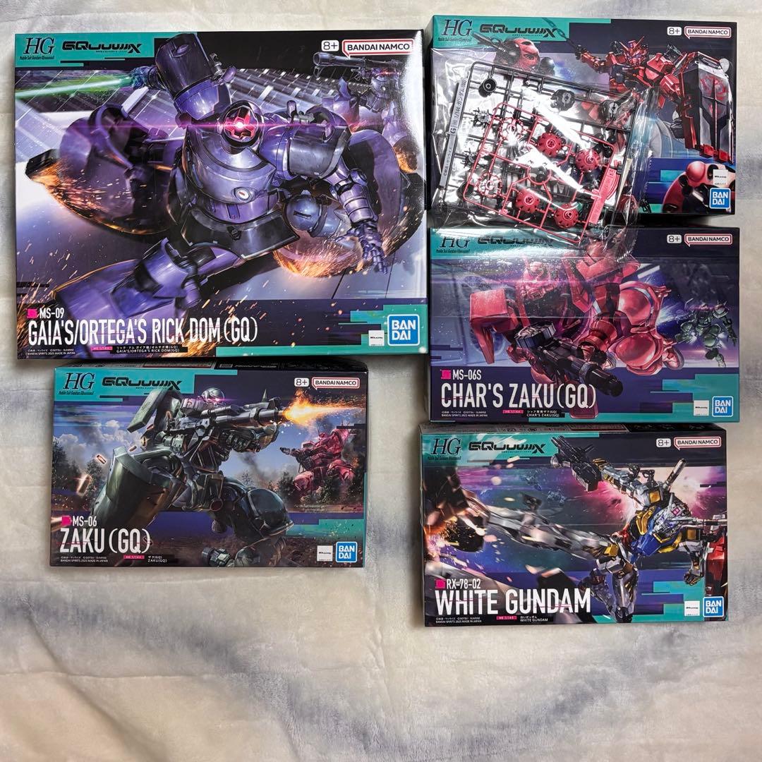機動戦士 Gundam GQuuuuuuX ガンプラ 5セット 映画入場特典