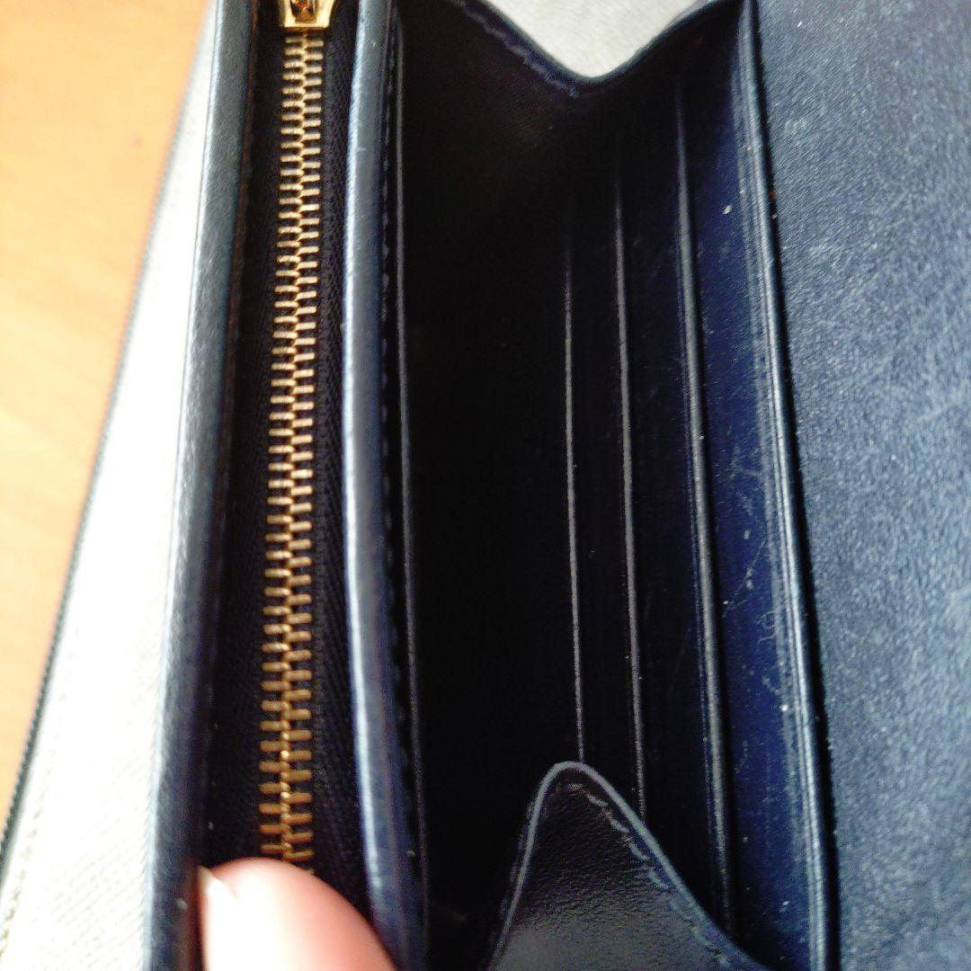 グッチ　コンパクトウォレット　折り財布　ホースビット ラフィア