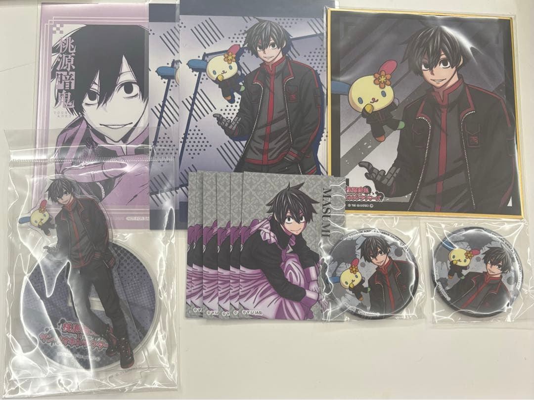 桃源暗鬼 淀川真澄 ツリビレ サンリオ アクスタ 缶バッジ