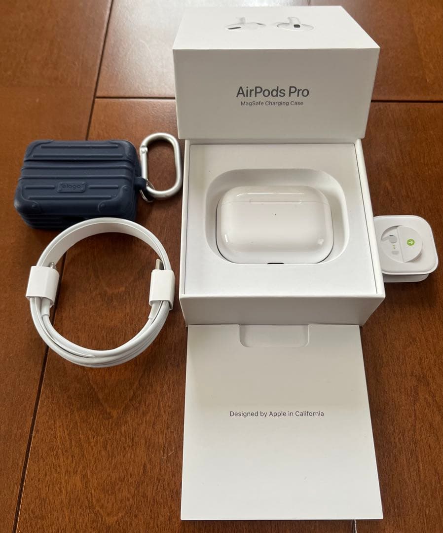 AirPods Pro 箱付 付属品完備 ケーブル・イヤーチップ新品 ケース付