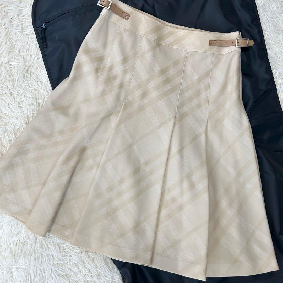 BURBERRY LONDON バーバリーロンドン　スカートM 38 ウール