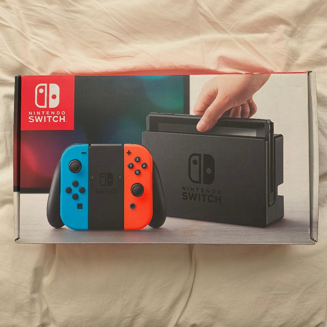 【付属品そろってます】初期型スイッチ　ネオン