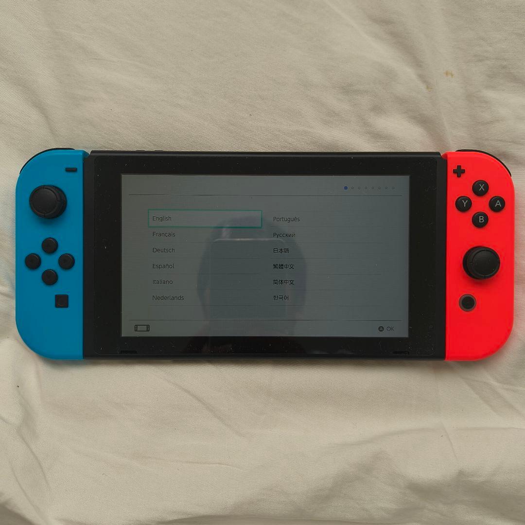 【付属品そろってます】初期型スイッチ　ネオン